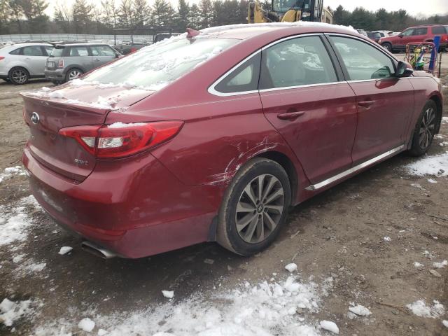 Photo 3 VIN: 5NPE34AF7GH274123 - HYUNDAI SONATA SPO 