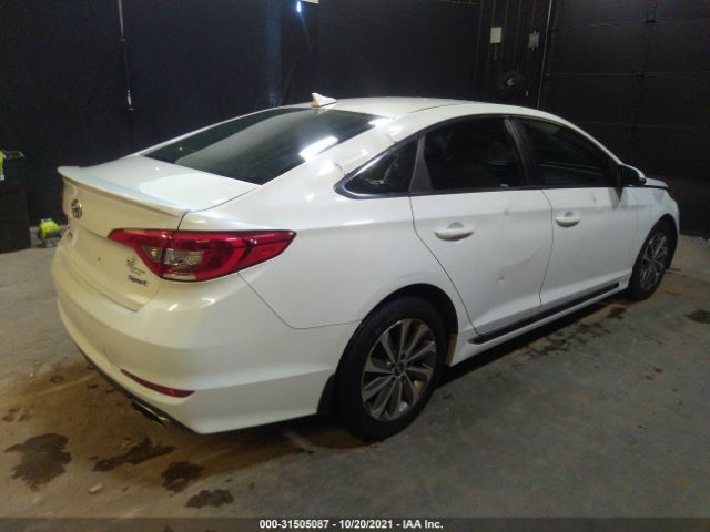 Photo 3 VIN: 5NPE34AF7GH279628 - HYUNDAI SONATA 