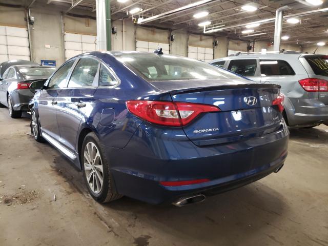 Photo 2 VIN: 5NPE34AF7GH308562 - HYUNDAI SONATA SPO 