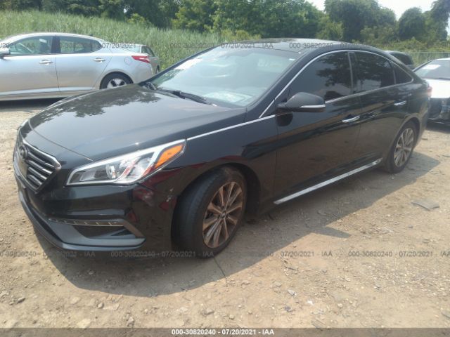 Photo 1 VIN: 5NPE34AF7GH327497 - HYUNDAI SONATA 