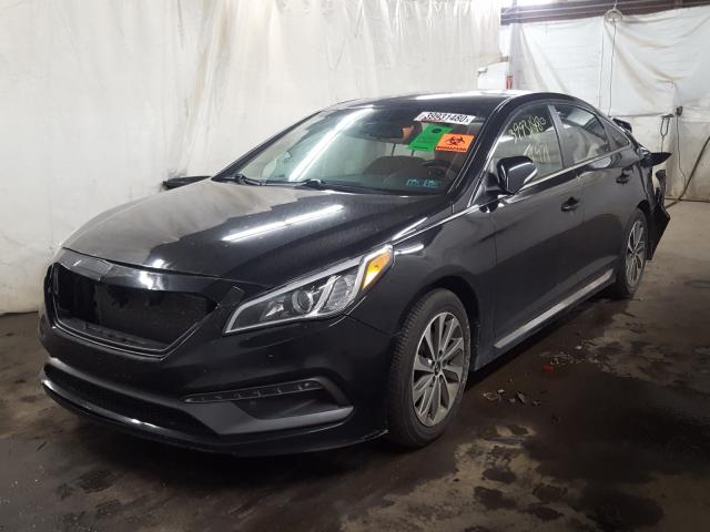 Photo 1 VIN: 5NPE34AF7GH327807 - HYUNDAI SONATA SPO 