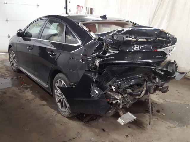 Photo 2 VIN: 5NPE34AF7GH327807 - HYUNDAI SONATA SPO 