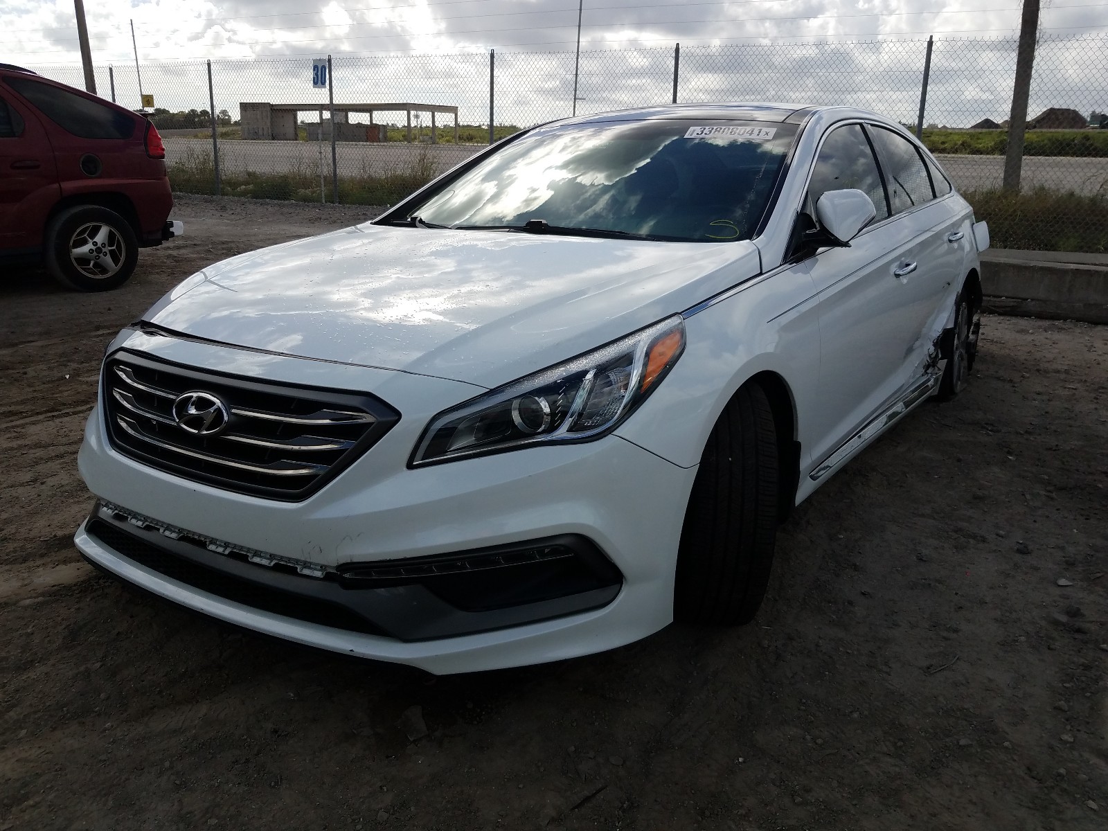 Photo 1 VIN: 5NPE34AF7GH328696 - HYUNDAI SONATA SPO 