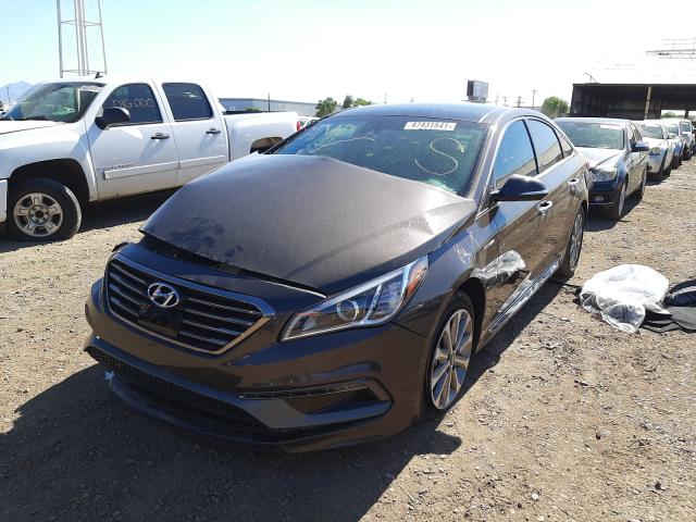 Photo 1 VIN: 5NPE34AF7GH328956 - HYUNDAI SONATA SPO 