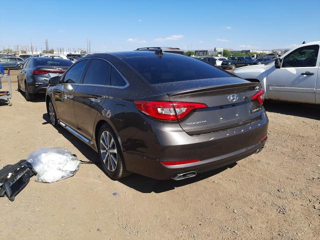 Photo 2 VIN: 5NPE34AF7GH328956 - HYUNDAI SONATA SPO 