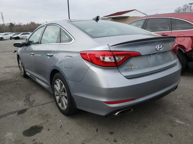 Photo 2 VIN: 5NPE34AF7GH332778 - HYUNDAI SONATA SPO 