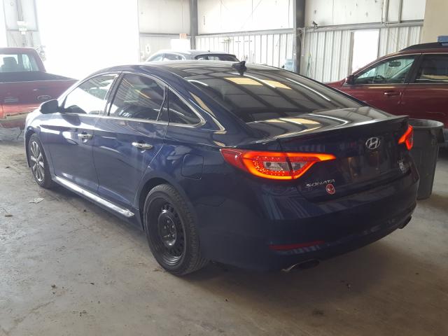 Photo 2 VIN: 5NPE34AF7GH341612 - HYUNDAI SONATA SPO 