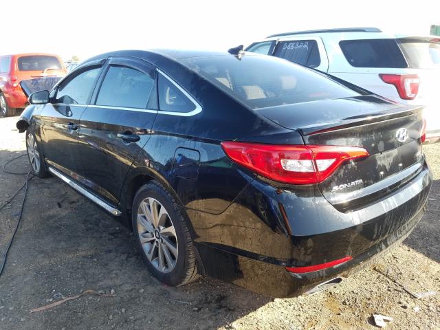 Photo 2 VIN: 5NPE34AF7GH348012 - HYUNDAI SONATA SPO 