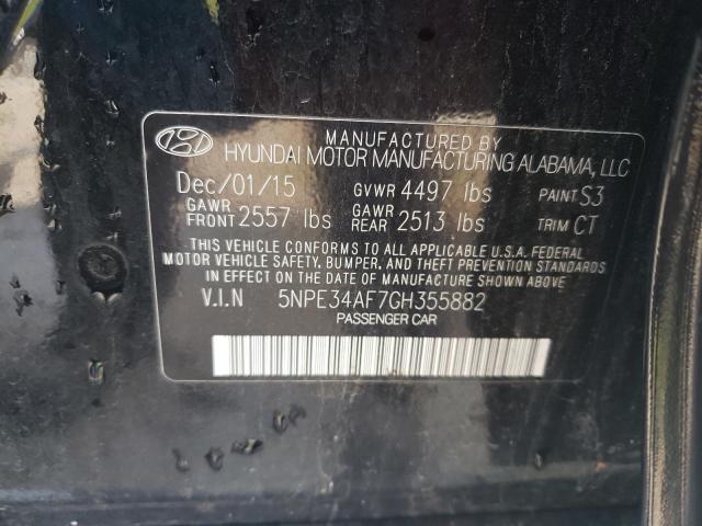 Photo 11 VIN: 5NPE34AF7GH355882 - HYUNDAI SONATA SPO 