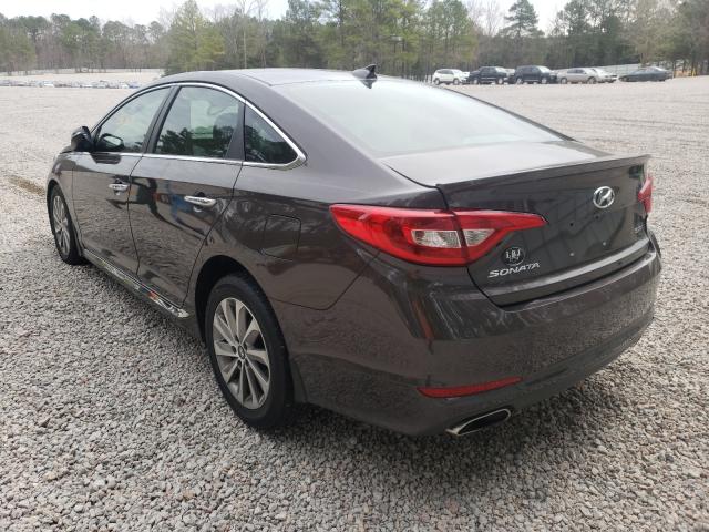 Photo 2 VIN: 5NPE34AF7GH363948 - HYUNDAI SONATA SPO 