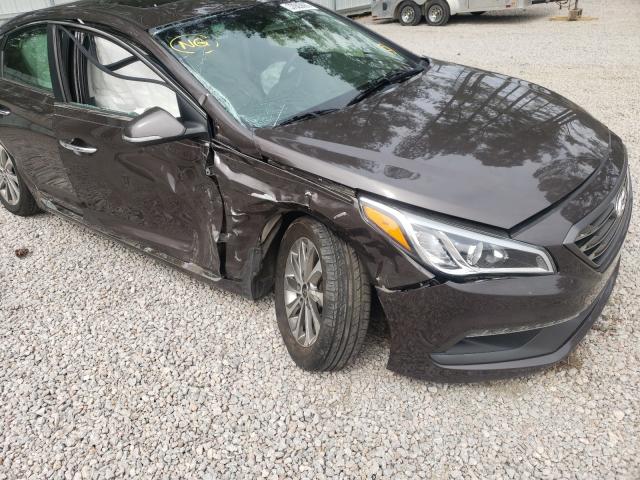 Photo 8 VIN: 5NPE34AF7GH363948 - HYUNDAI SONATA SPO 