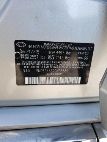 Photo 11 VIN: 5NPE34AF7GH368891 - HYUNDAI SONATA 