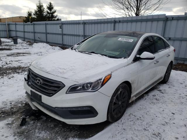 Photo 1 VIN: 5NPE34AF7GH380619 - HYUNDAI SONATA SPO 