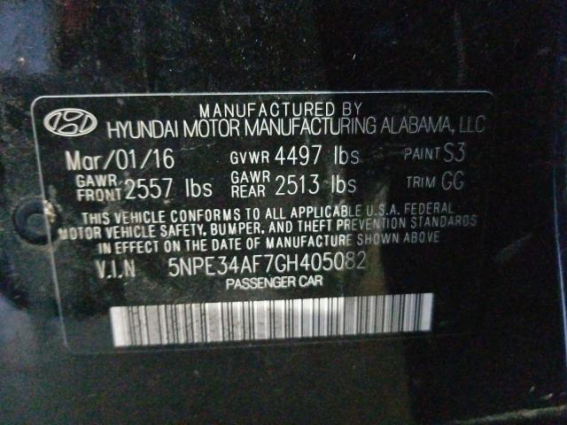 Photo 9 VIN: 5NPE34AF7GH405082 - HYUNDAI SONATA 