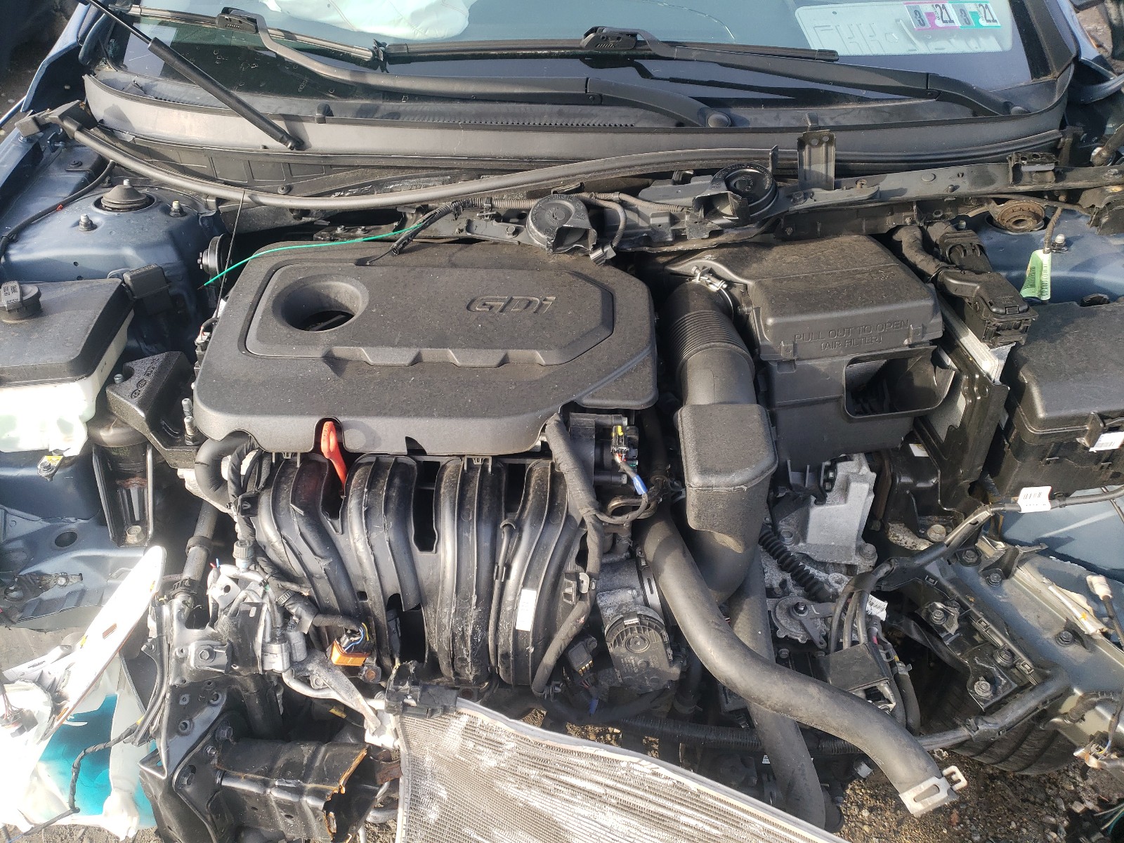 Photo 6 VIN: 5NPE34AF7GH416079 - HYUNDAI SONATA SPO 