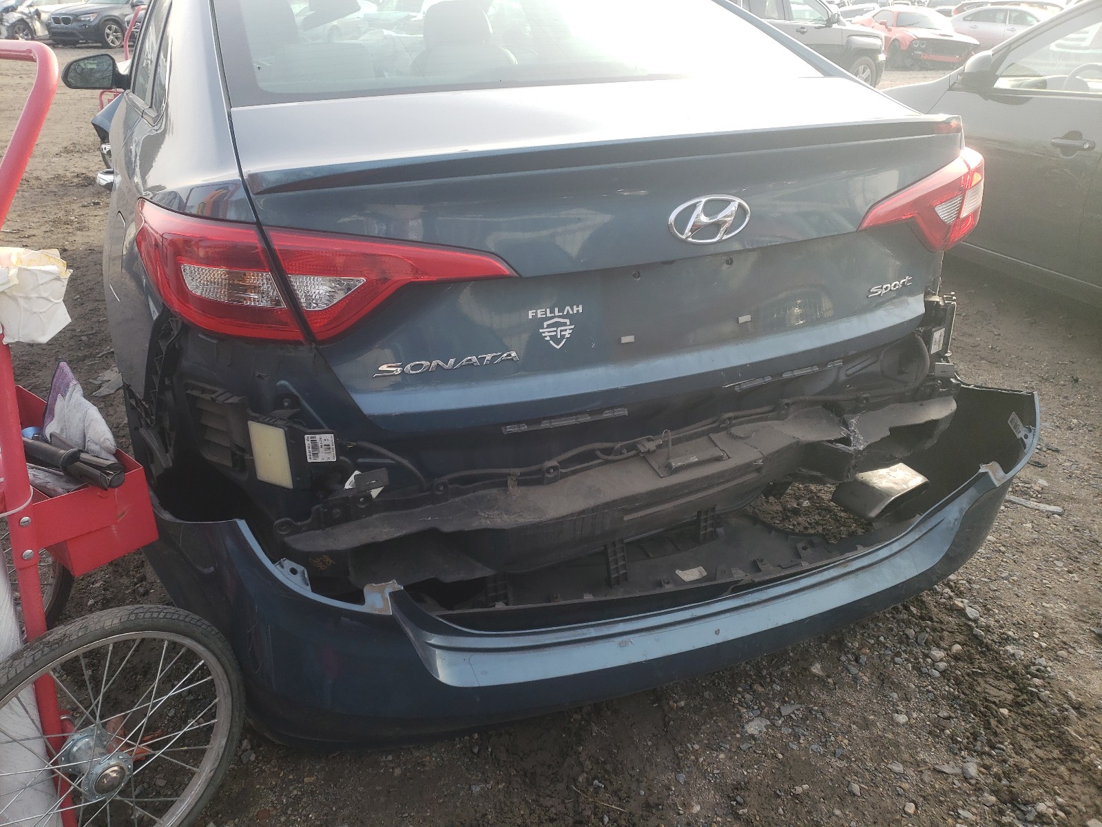 Photo 8 VIN: 5NPE34AF7GH416079 - HYUNDAI SONATA SPO 