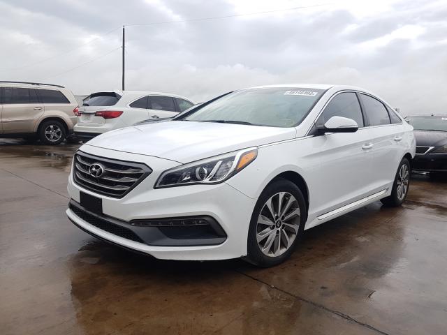 Photo 1 VIN: 5NPE34AF7GH420603 - HYUNDAI SONATA SPO 