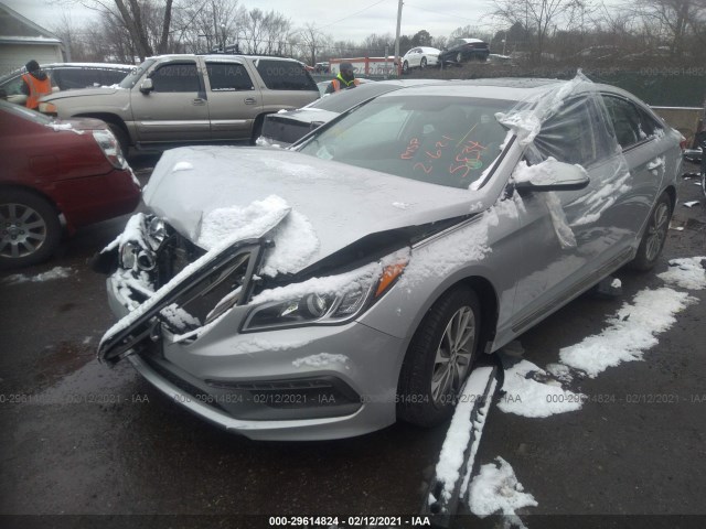 Photo 1 VIN: 5NPE34AF7GH425834 - HYUNDAI SONATA 