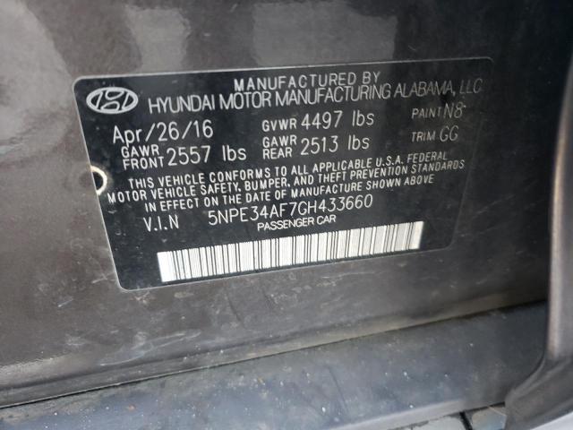 Photo 11 VIN: 5NPE34AF7GH433660 - HYUNDAI SONATA SPO 