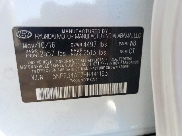 Photo 11 VIN: 5NPE34AF7HH441193 - HYUNDAI SONATA 