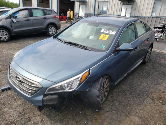 Photo 1 VIN: 5NPE34AF7HH453800 - HYUNDAI SONATA SPO 