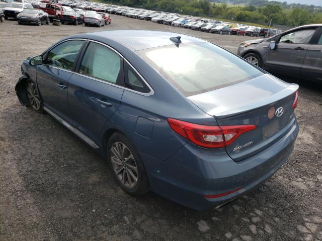 Photo 2 VIN: 5NPE34AF7HH453800 - HYUNDAI SONATA SPO 