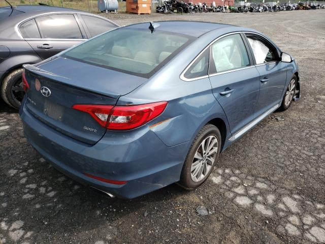 Photo 3 VIN: 5NPE34AF7HH453800 - HYUNDAI SONATA SPO 