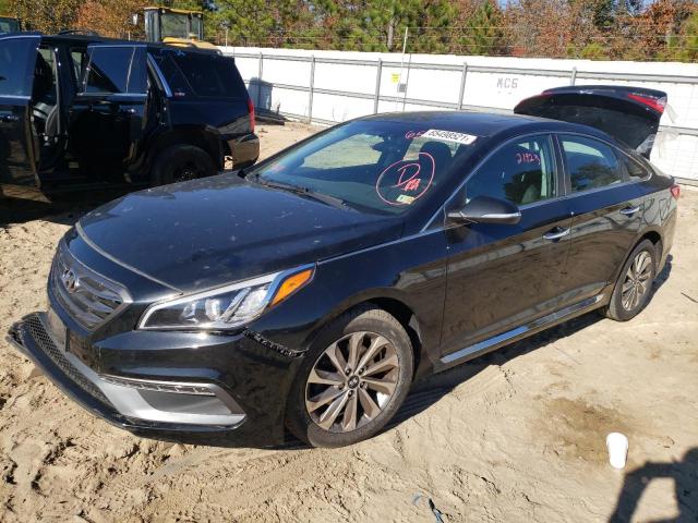 Photo 1 VIN: 5NPE34AF7HH454106 - HYUNDAI SONATA SPO 