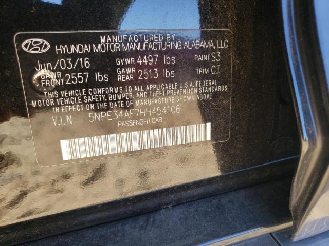 Photo 9 VIN: 5NPE34AF7HH454106 - HYUNDAI SONATA SPO 