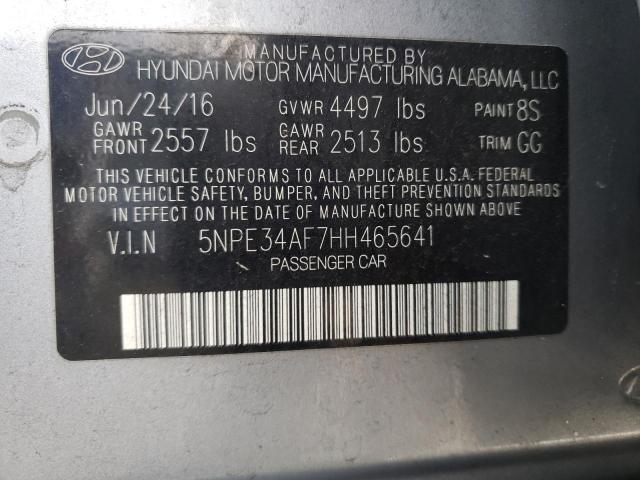 Photo 9 VIN: 5NPE34AF7HH465641 - HYUNDAI SONATA SPO 