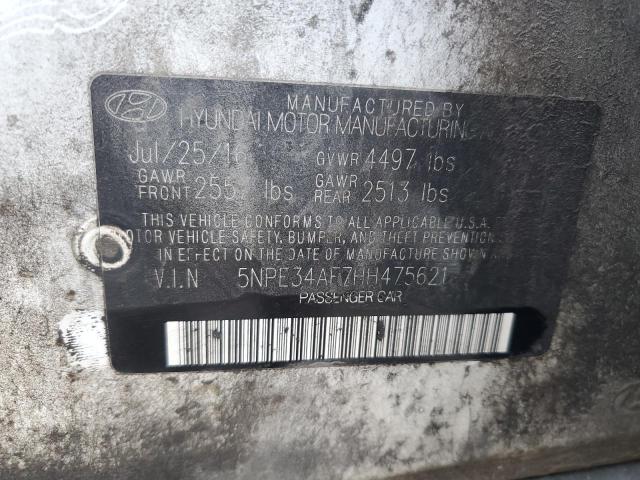 Photo 11 VIN: 5NPE34AF7HH475621 - HYUNDAI SONATA 