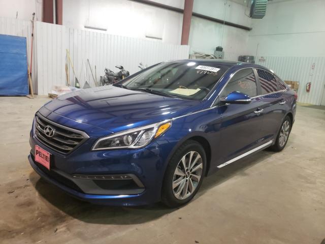 Photo 1 VIN: 5NPE34AF7HH479023 - HYUNDAI SONATA SPO 