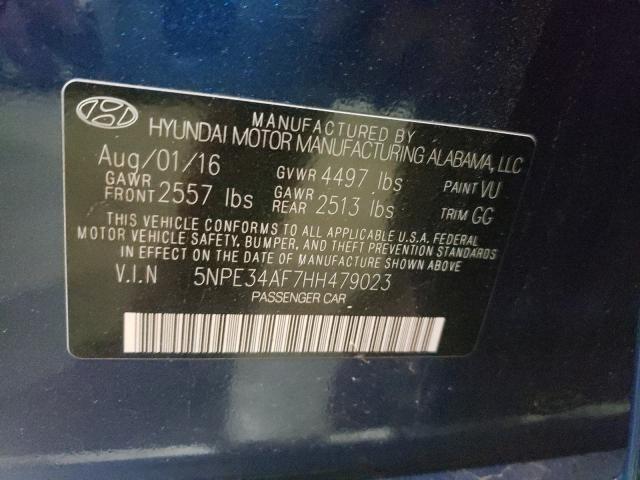 Photo 9 VIN: 5NPE34AF7HH479023 - HYUNDAI SONATA SPO 