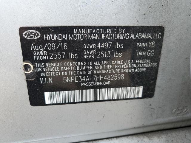 Photo 11 VIN: 5NPE34AF7HH482598 - HYUNDAI SONATA 