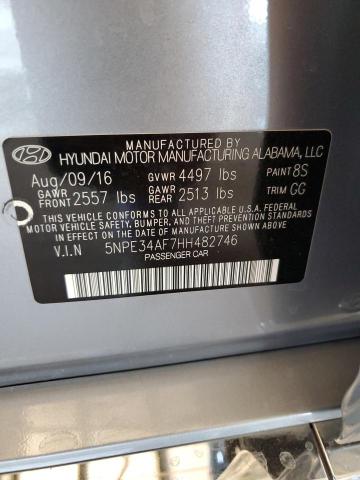 Photo 11 VIN: 5NPE34AF7HH482746 - HYUNDAI SONATA 