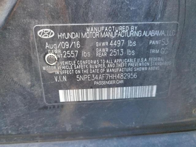 Photo 9 VIN: 5NPE34AF7HH482956 - HYUNDAI SONATA SPO 