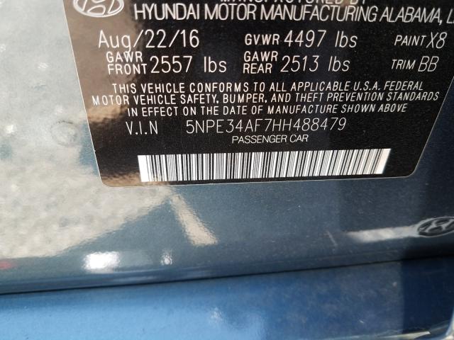 Photo 9 VIN: 5NPE34AF7HH488479 - HYUNDAI SONATA SPO 