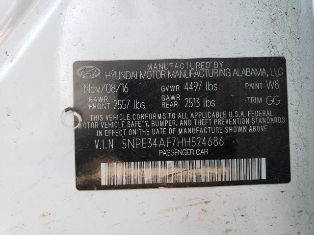 Photo 11 VIN: 5NPE34AF7HH524686 - HYUNDAI SONATA SPO 