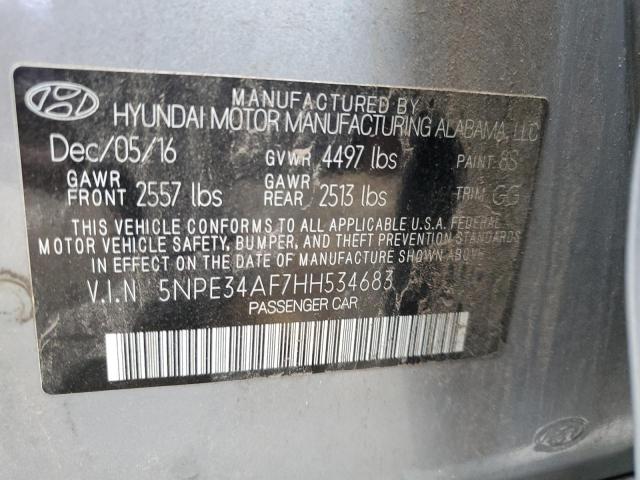 Photo 11 VIN: 5NPE34AF7HH534683 - HYUNDAI SONATA 