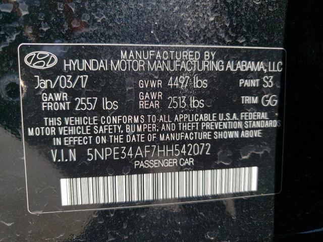 Photo 11 VIN: 5NPE34AF7HH542072 - HYUNDAI SONATA 