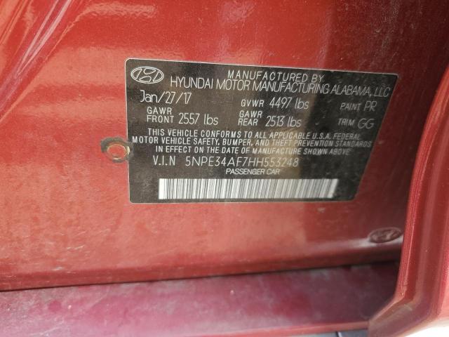 Photo 11 VIN: 5NPE34AF7HH553248 - HYUNDAI SONATA 