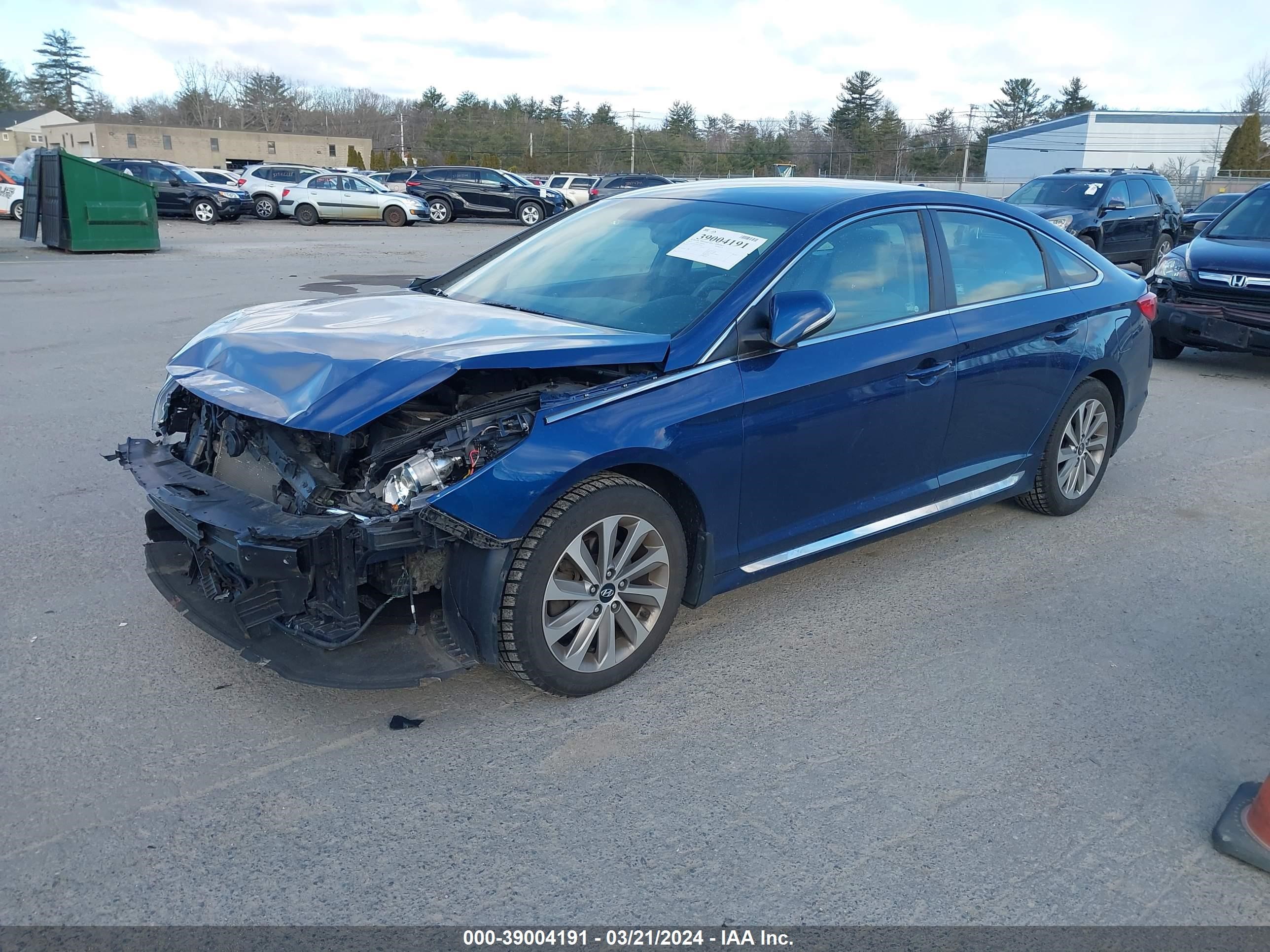 Photo 1 VIN: 5NPE34AF7HH556859 - HYUNDAI SONATA 