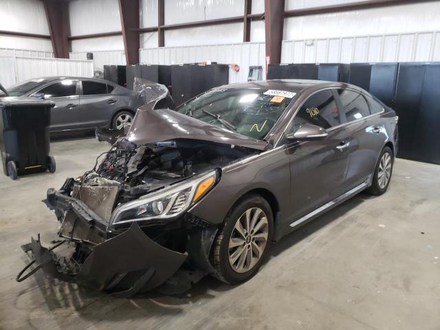 Photo 1 VIN: 5NPE34AF7HH564413 - HYUNDAI SONATA SPO 