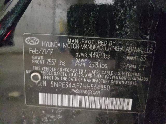 Photo 9 VIN: 5NPE34AF7HH564850 - HYUNDAI SONATA SPO 