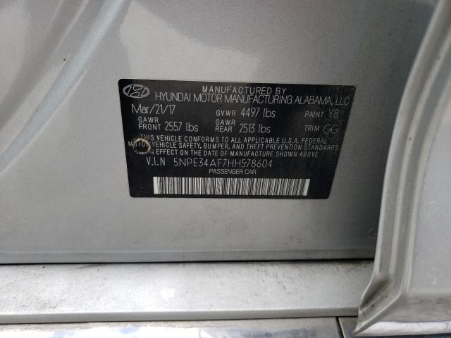 Photo 11 VIN: 5NPE34AF7HH578604 - HYUNDAI SONATA SPO 