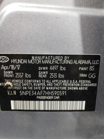 Photo 11 VIN: 5NPE34AF7HH590591 - HYUNDAI SONATA 