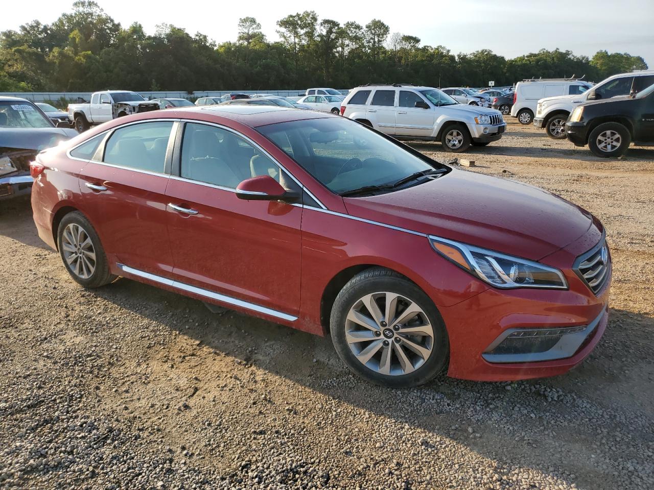 Photo 3 VIN: 5NPE34AF7HH592633 - HYUNDAI SONATA 