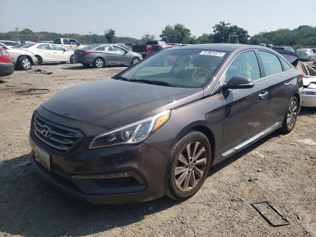 Photo 1 VIN: 5NPE34AF7HH595936 - HYUNDAI SONATA SPO 