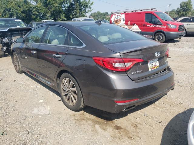 Photo 2 VIN: 5NPE34AF7HH595936 - HYUNDAI SONATA SPO 