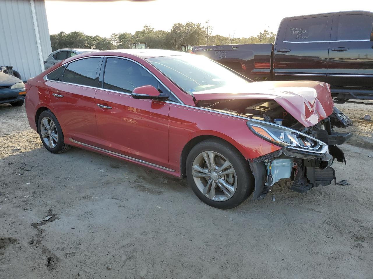 Photo 3 VIN: 5NPE34AF7JH624695 - HYUNDAI SONATA 